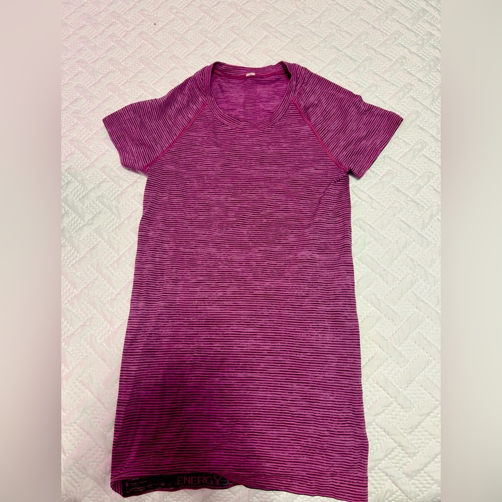 Lulu purple and black striped swiftly !